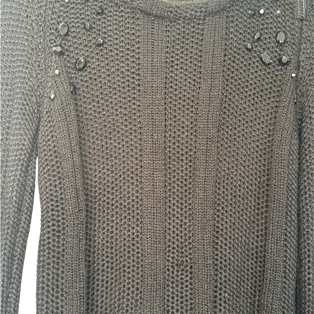 Zara Knit Sweater with Embellishments - Picture 2 of 4